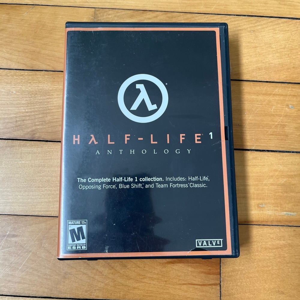 Half-Life 1 Anthology PC CD-ROM Valve 2005 Opposing Force Blue Shift Complete
